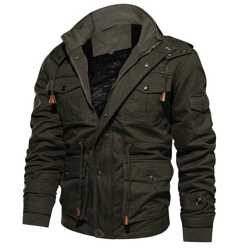 Norman - Elegant Hooded Jacket-15553362788725-Mirella Fiore