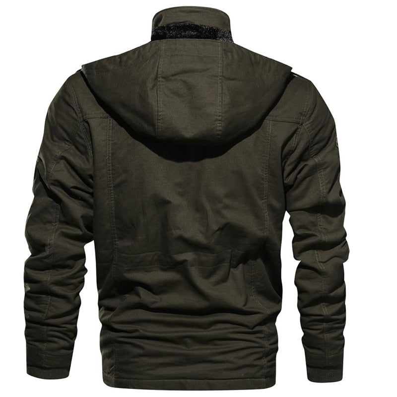 Norman - Elegant Hooded Jacket-15553362788725-Mirella Fiore