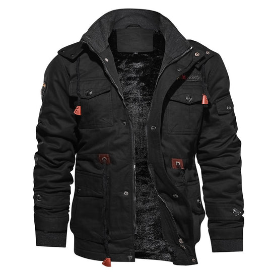 Norman - Elegant Hooded Jacket-15553362788725-Mirella Fiore