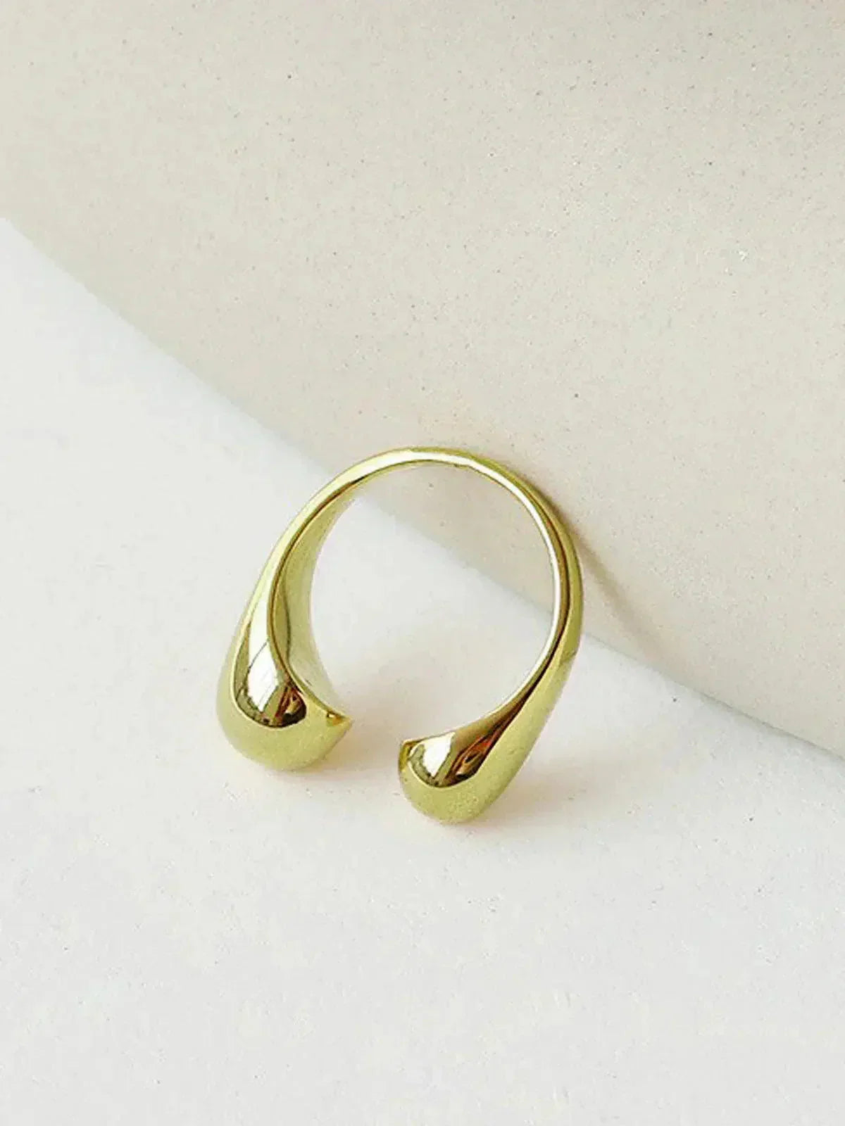 Noxara – Minimalist design – Gold-plated ring-15227807007093-Mirella Fiore