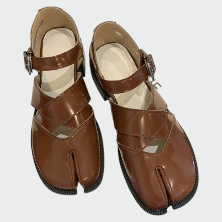 Nylah - Tabi Strap Mary Jane Shoes-15519661982069-Mirella Fiore