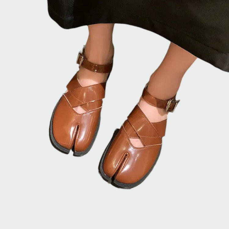 Nylah - Tabi Strap Mary Jane Shoes-15519661982069-Mirella Fiore