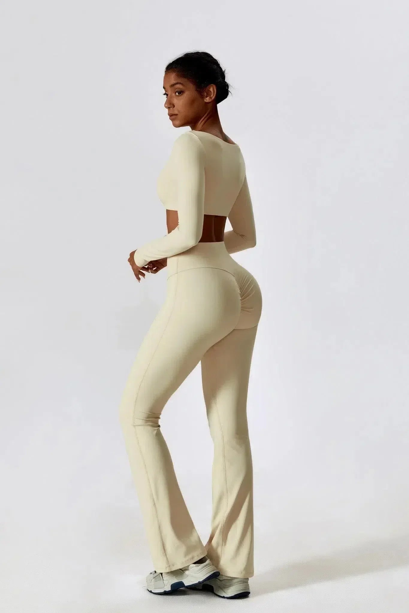 Oceane – Square neckline – Crop top & leggings set-15133675716981-Mirella Fiore