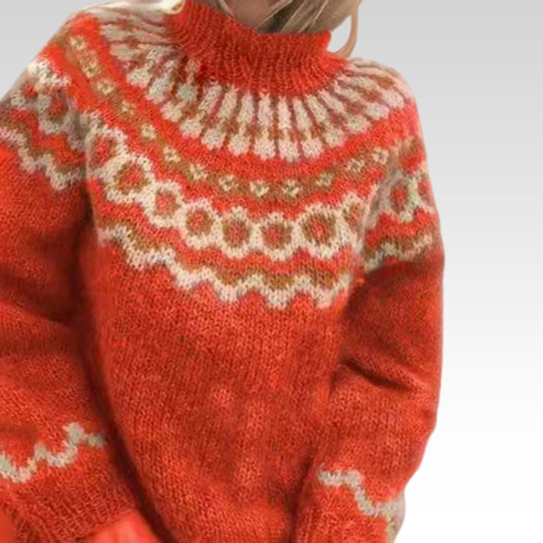 Olivia - Cozy Turtleneck Sweater-15542163112309-Mirella Fiore