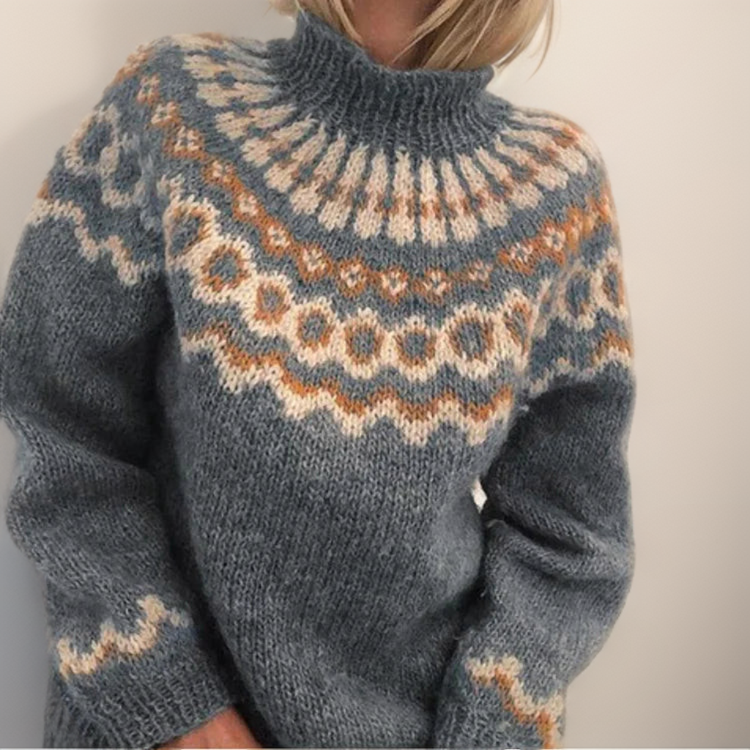 Olivia - Cozy Turtleneck Sweater-15542163112309-Mirella Fiore