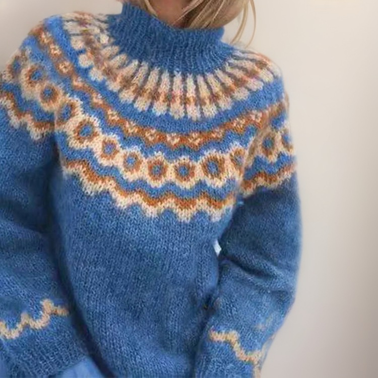 Olivia - Cozy Turtleneck Sweater-15542163112309-Mirella Fiore