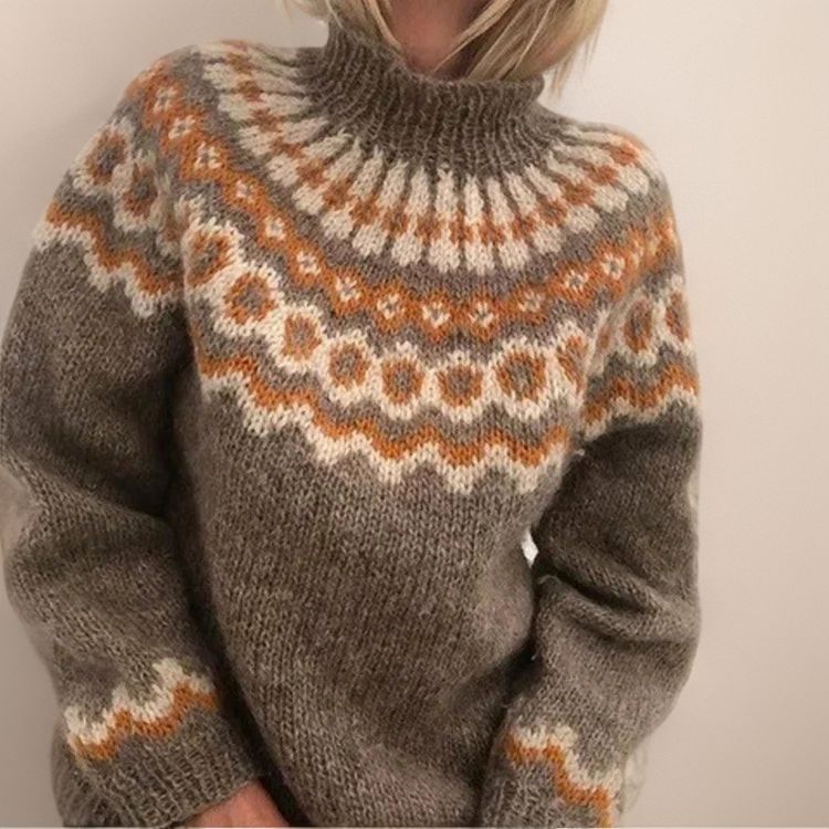 Olivia - Cozy Turtleneck Sweater-15542163112309-Mirella Fiore