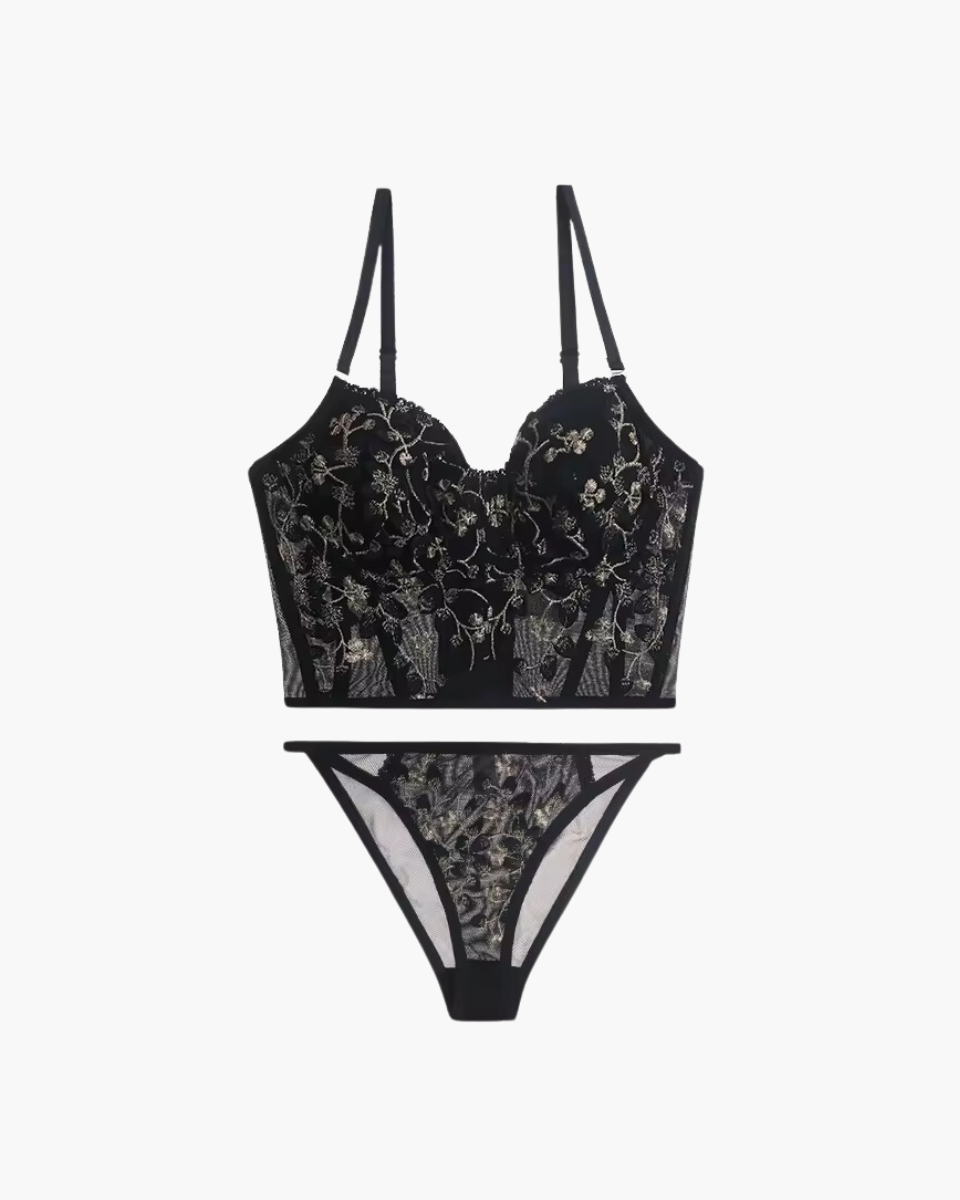 Olivine – Floral corset – Lingerie set-15133746332021-Mirella Fiore