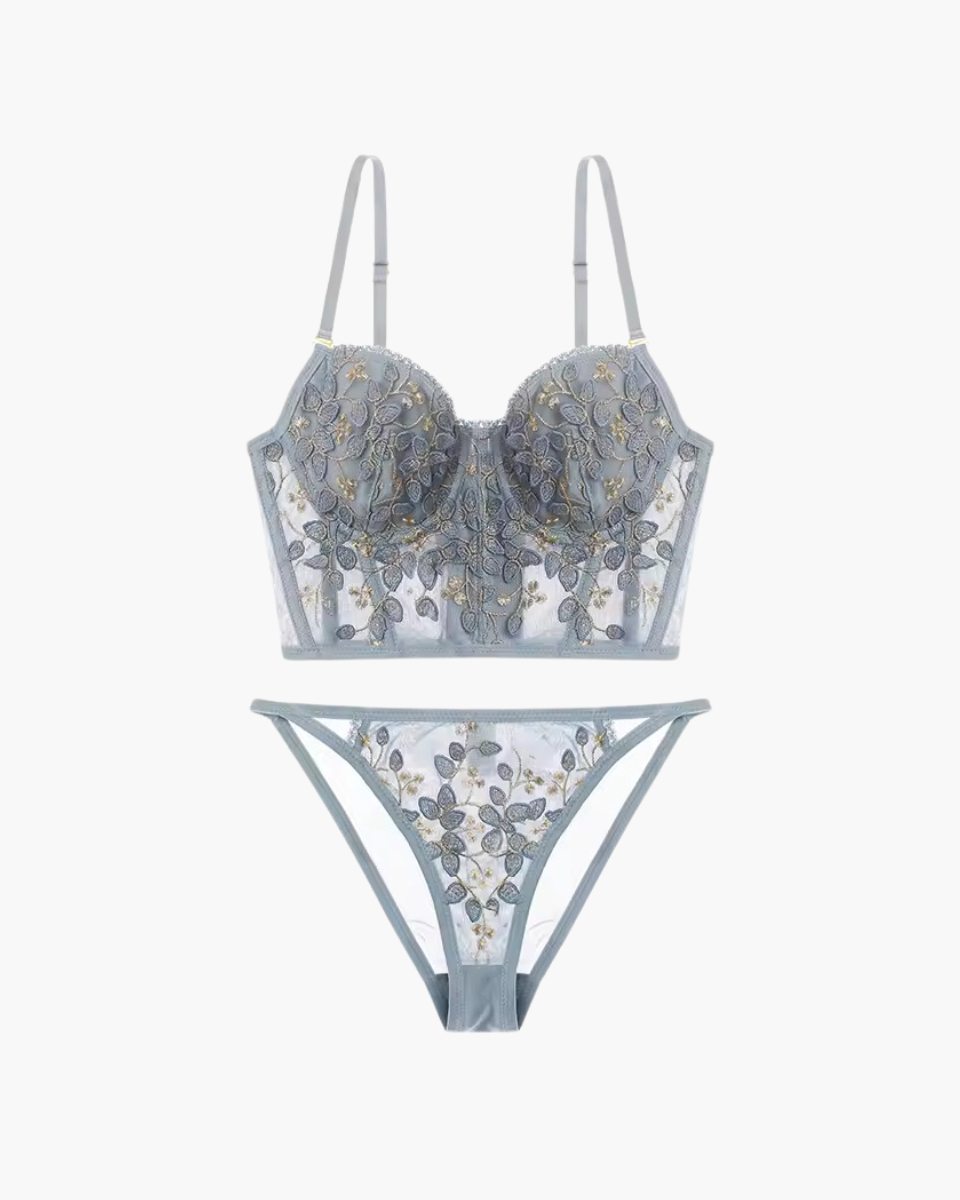 Olivine – Floral corset – Lingerie set-15133746332021-Mirella Fiore