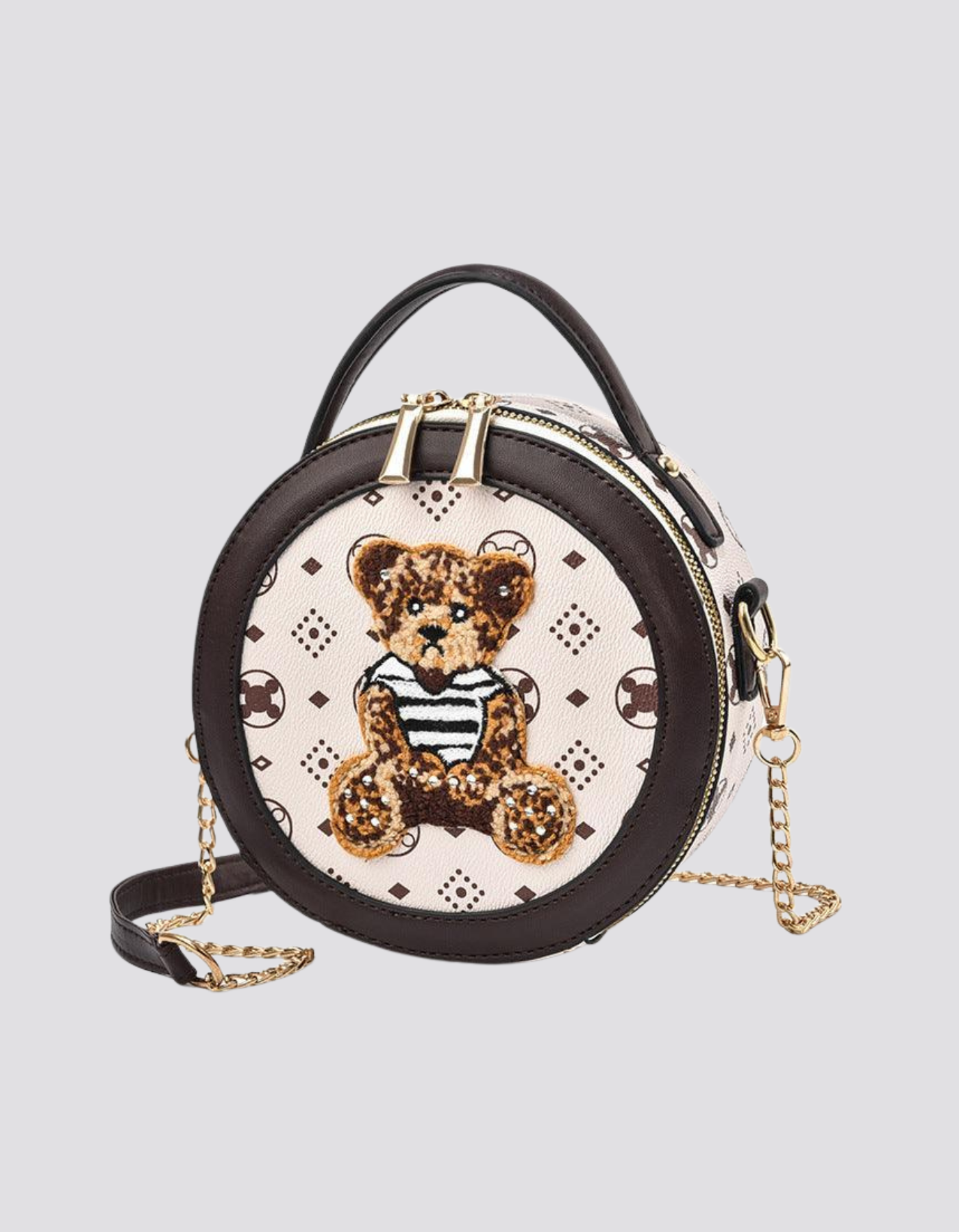 Orsina – Embroidered teddy charm – Crossbody handbag-15209173975413-Mirella Fiore