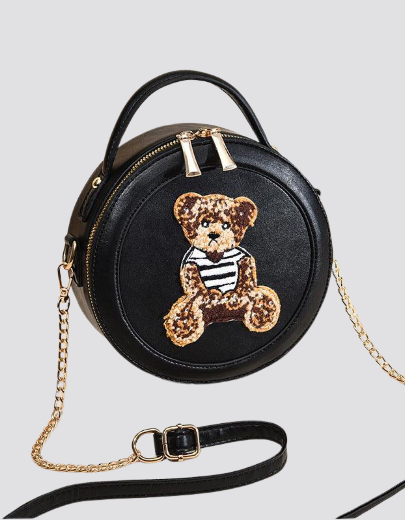 Orsina – Embroidered teddy charm – Crossbody handbag-15209173975413-Mirella Fiore