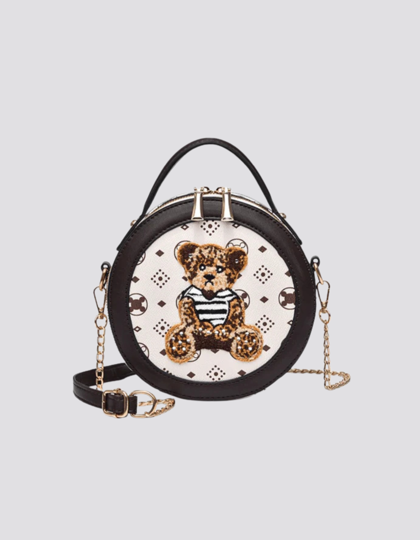 Orsina – Embroidered teddy charm – Crossbody handbag-15209173975413-Mirella Fiore