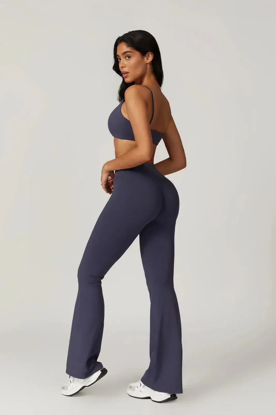 Palmira – U-neckline – Sports bra & flared leggings set-15133671457141-Mirella Fiore