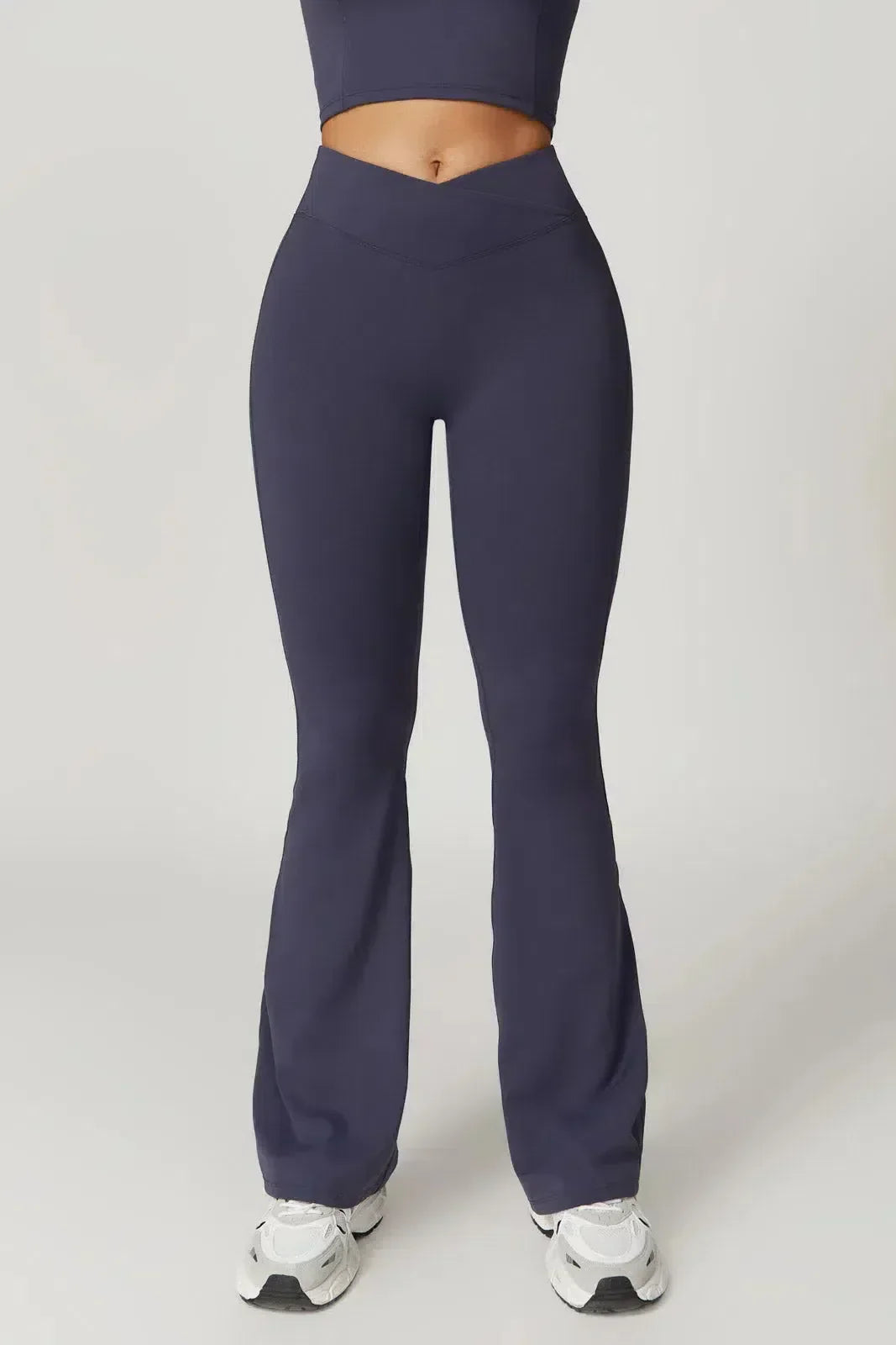 Palmira – U-neckline – Sports bra & flared leggings set-15133671457141-Mirella Fiore