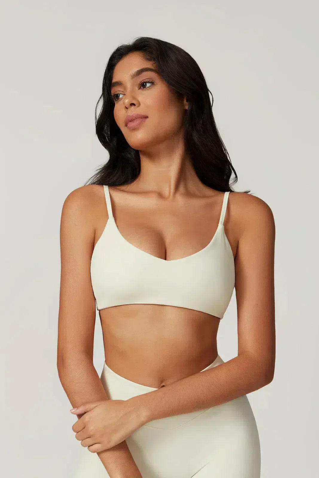 Palmira – U-neckline – Sports bra & flared leggings set-15133671457141-Mirella Fiore