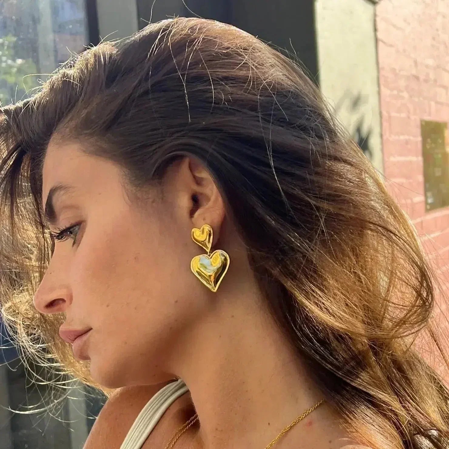 Passione – Double-heart design – Earrings-15227778662773-Mirella Fiore
