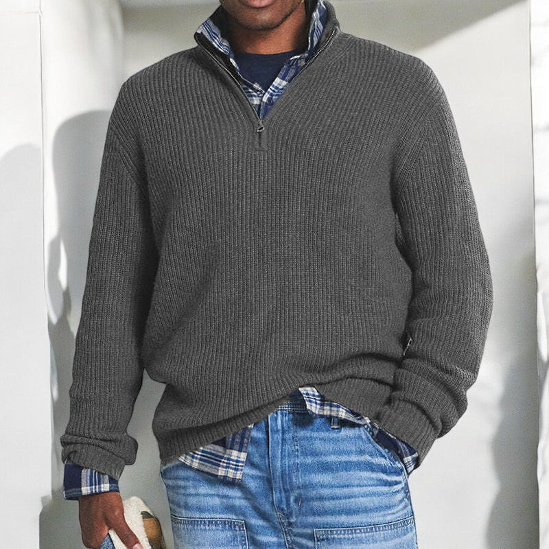 Paul - Half Zip Jumper-15553362592117-Mirella Fiore