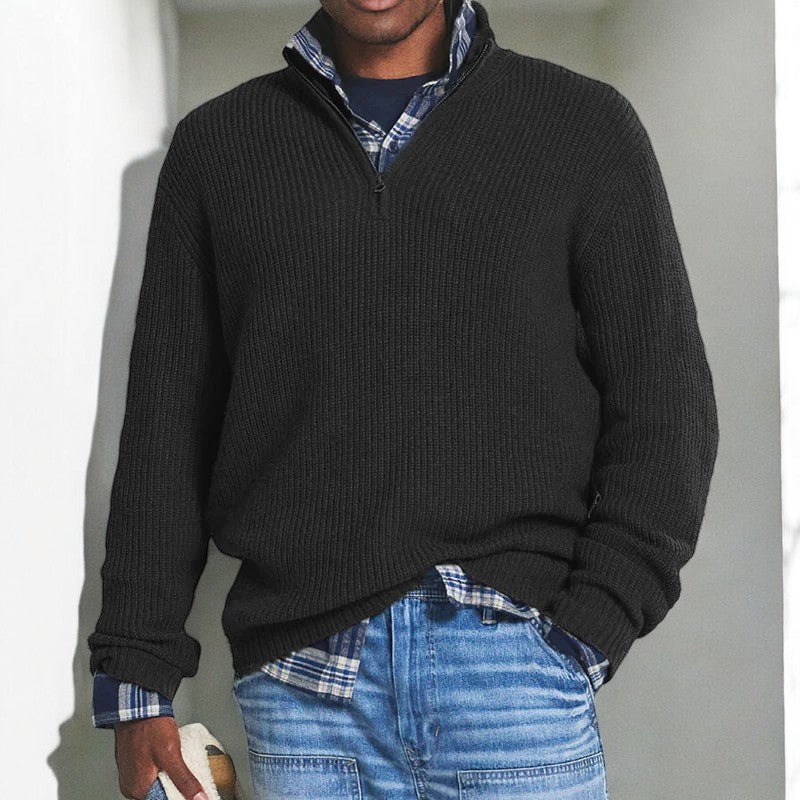 Paul - Half Zip Jumper-15553362592117-Mirella Fiore