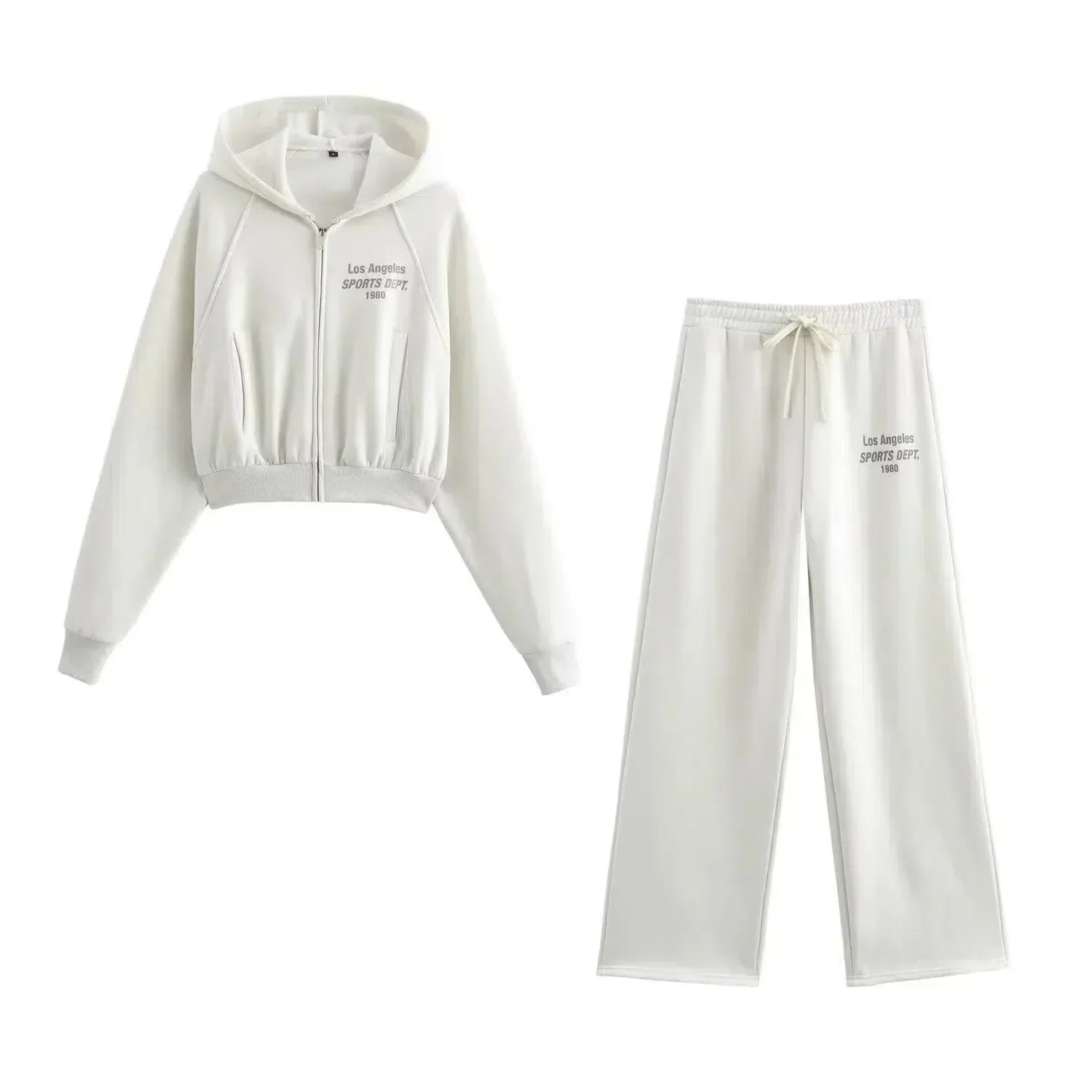 Phaedra – Zip-up hoodie & sporty sweatpants – City lounge set-15133709369717-Mirella Fiore