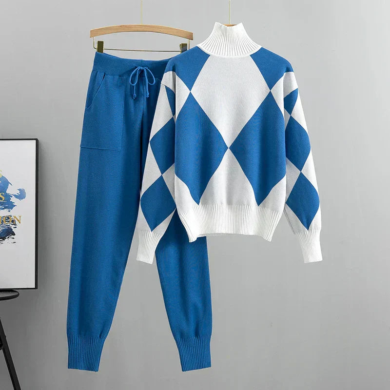 Pia - Comfortable and Elegant Two-Piece Set-15553173946741-Mirella Fiore
