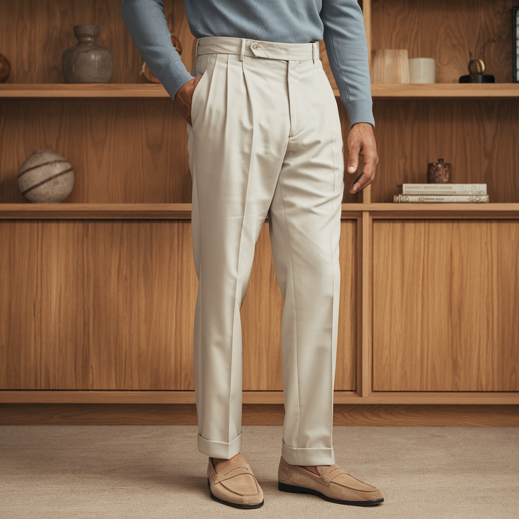 Pleated Trousers-15553986330997-Nancy & Mae Savannah