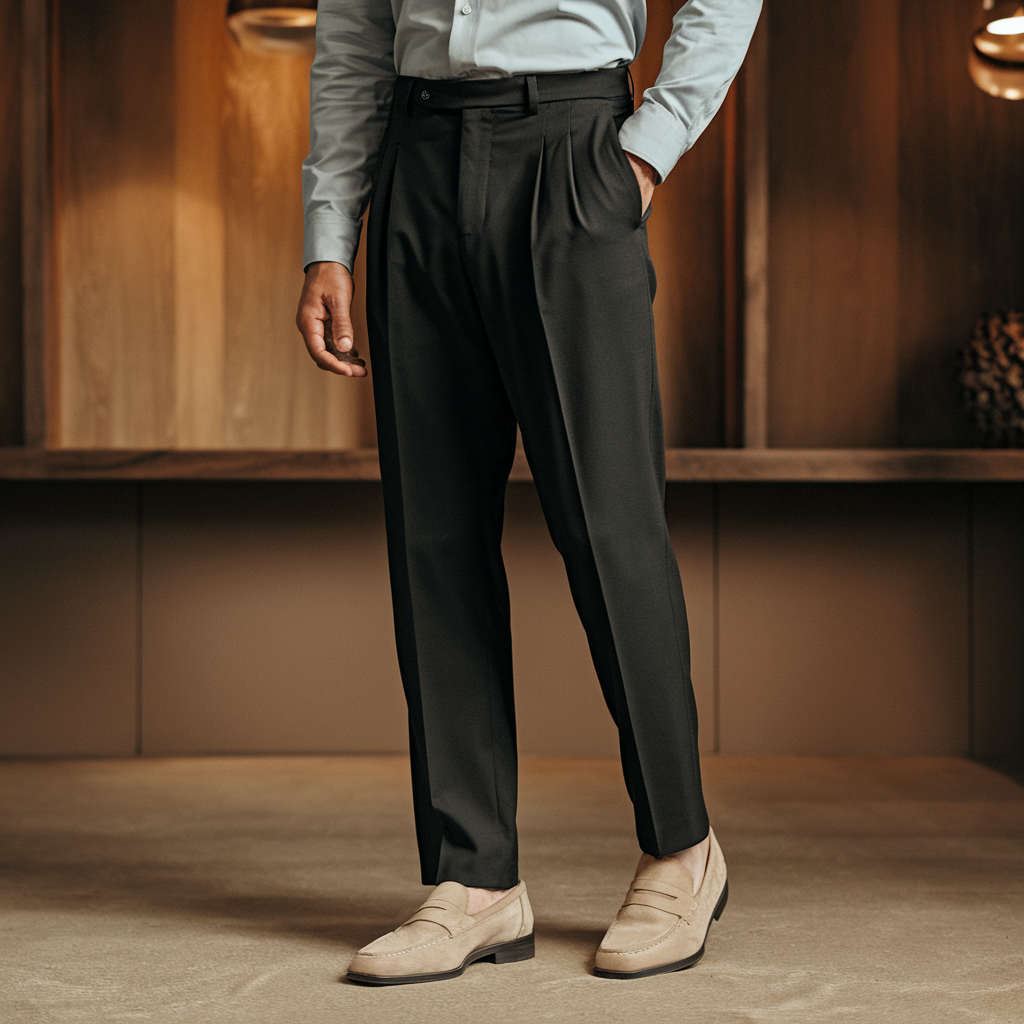 Pleated Trousers-15553986330997-Nancy & Mae Savannah