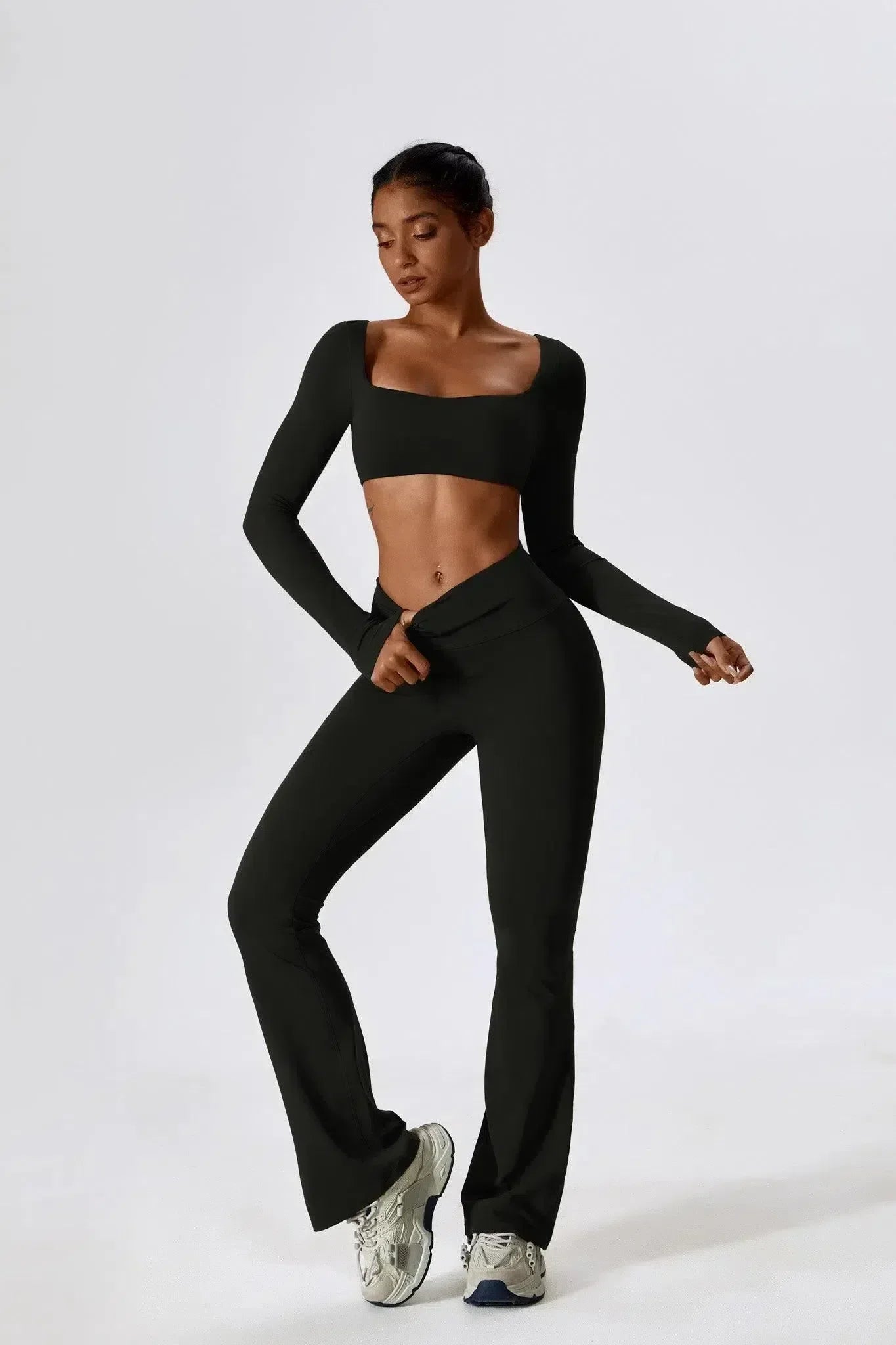 Priya – High-waisted fit – Flared leggings-15134060970357-Mirella Fiore