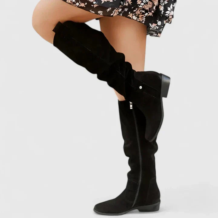 Quinn - Knee-High Boots-15548991111541-Nancy & Mae Savannah