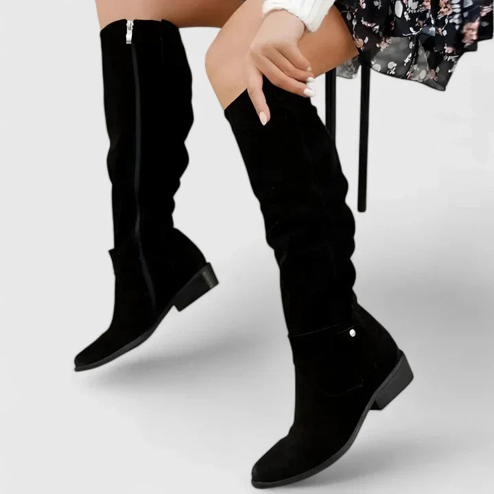 Quinn - Knee-High Boots-15548991111541-Nancy & Mae Savannah
