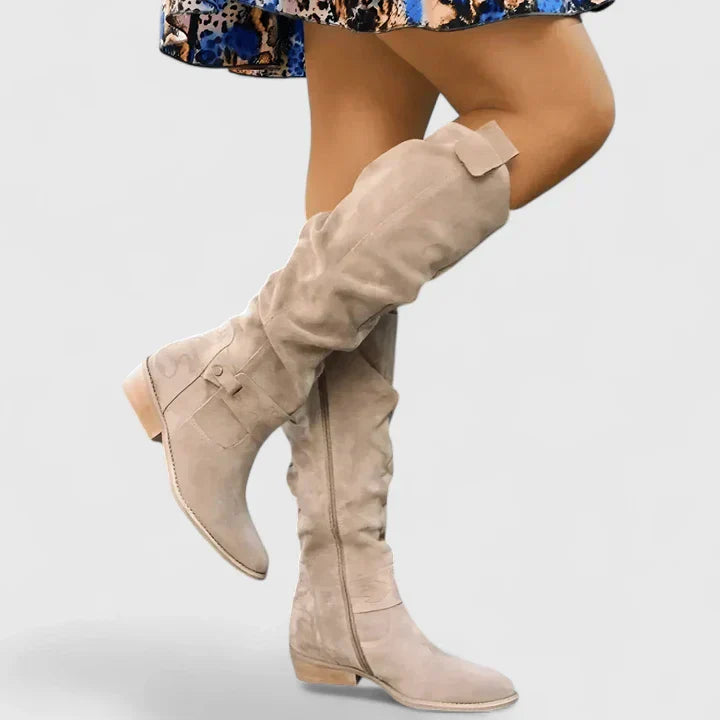 Quinn - Knee-High Boots-15548991111541-Nancy & Mae Savannah