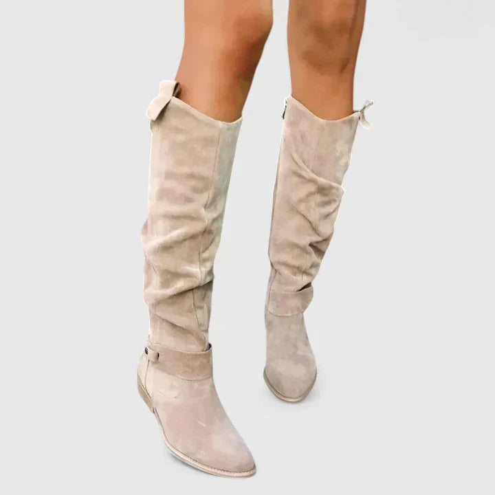 Quinn - Knee-High Boots-15548991111541-Nancy & Mae Savannah