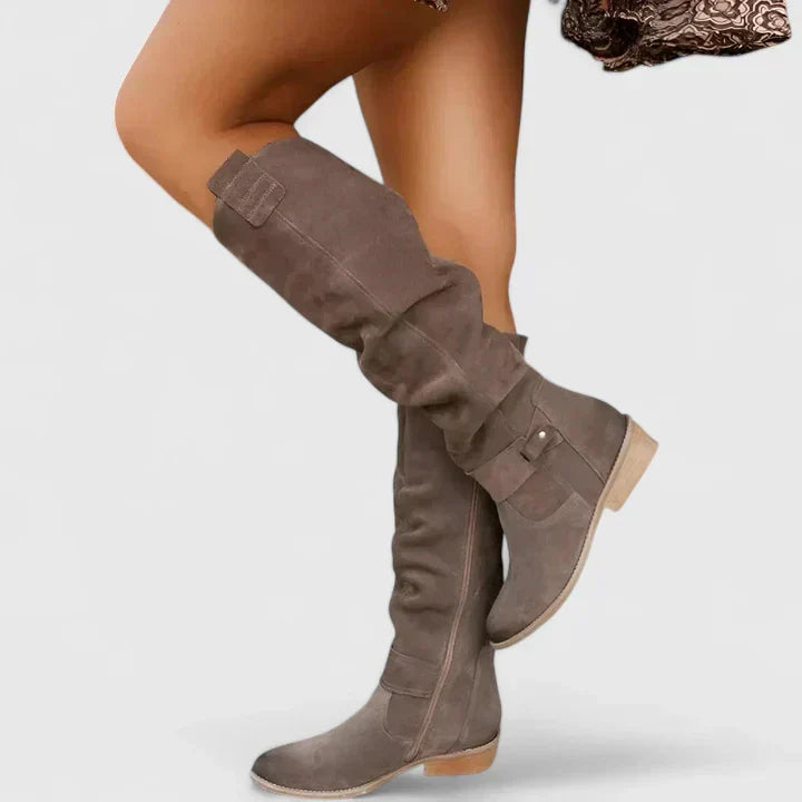 Quinn - Knee-High Boots-15548991111541-Nancy & Mae Savannah