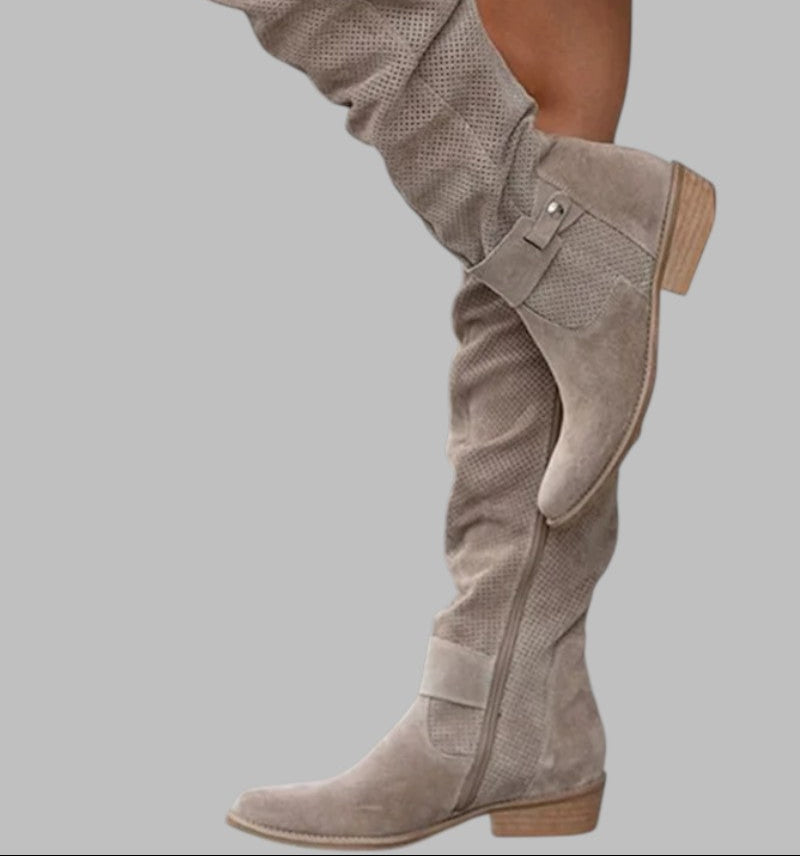 Quinn - Knee-High Boots-15548991111541-Nancy & Mae Savannah