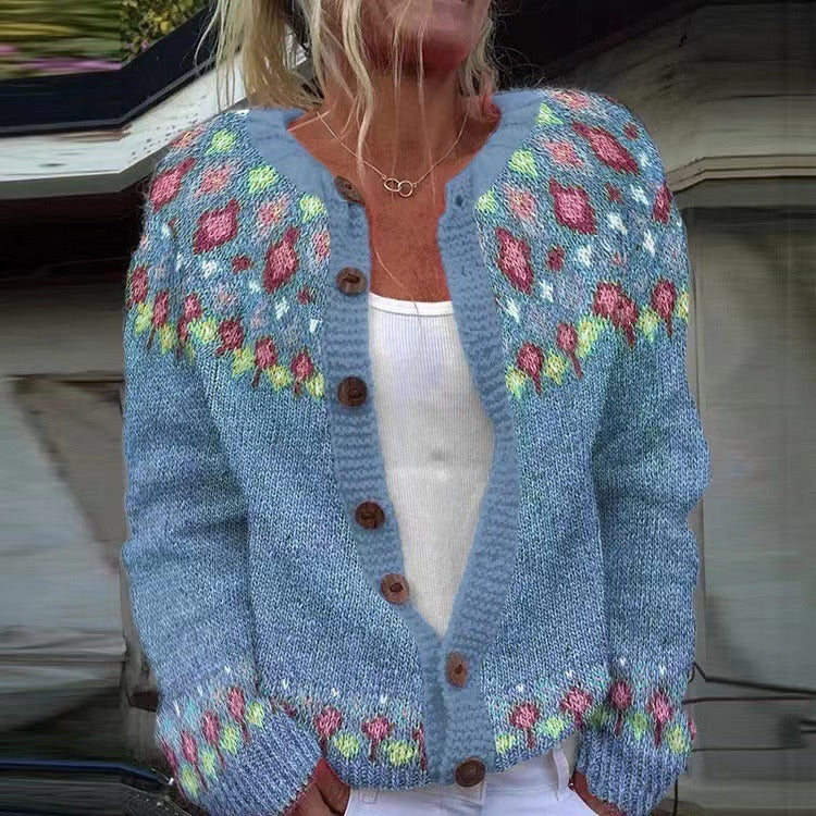 Quinnie - Vintage Icelandic Cardigan-15531112792437-Mirella Fiore