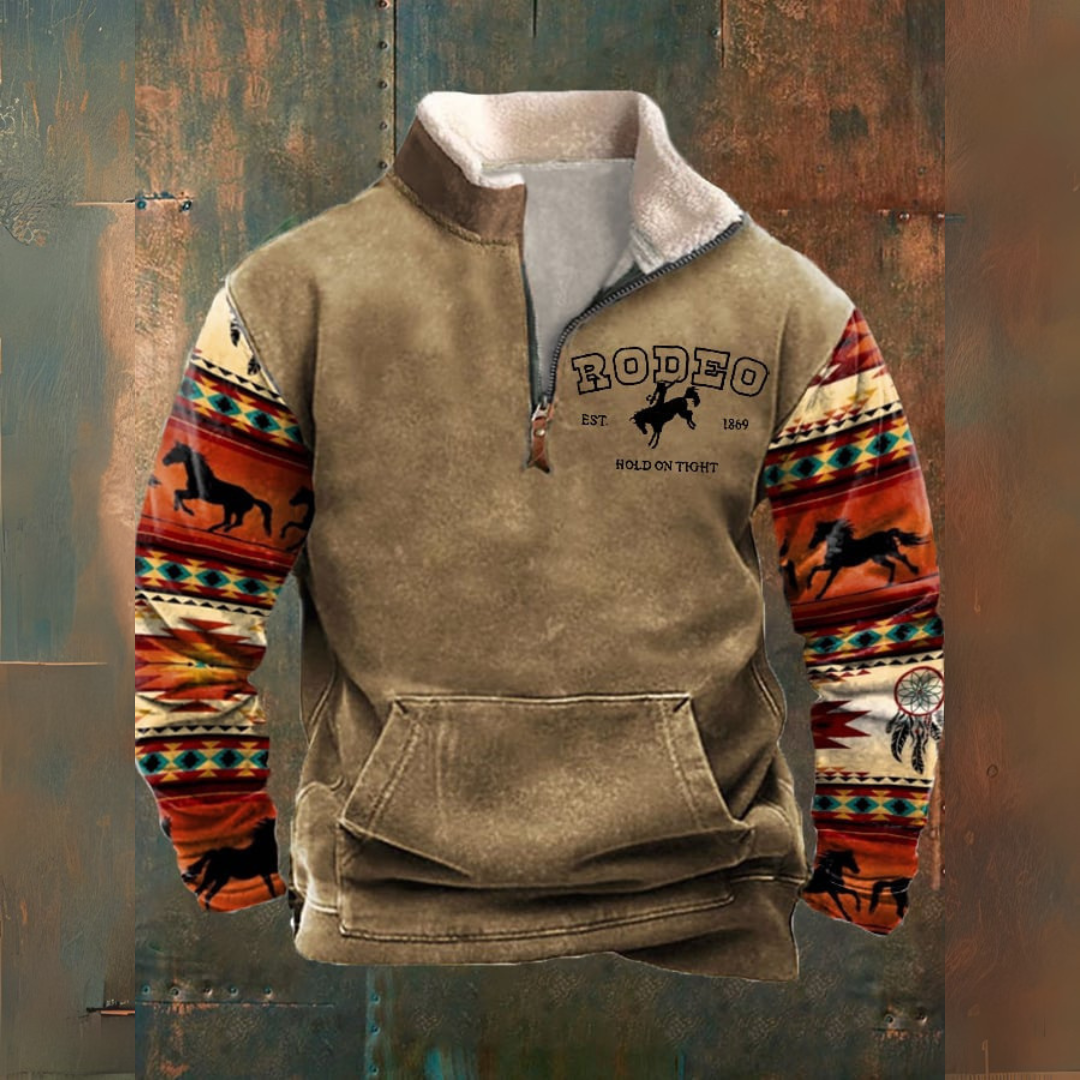 RODEO — Autumn-Winter Half-Zip Jacket-15552184942965-Mirella Fiore