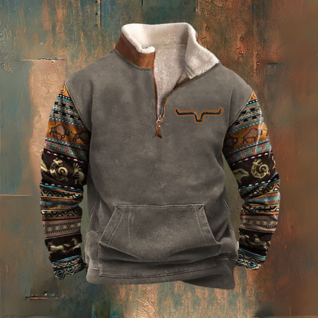 RODEO — Autumn-Winter Half-Zip Jacket-15552185074037-Mirella Fiore