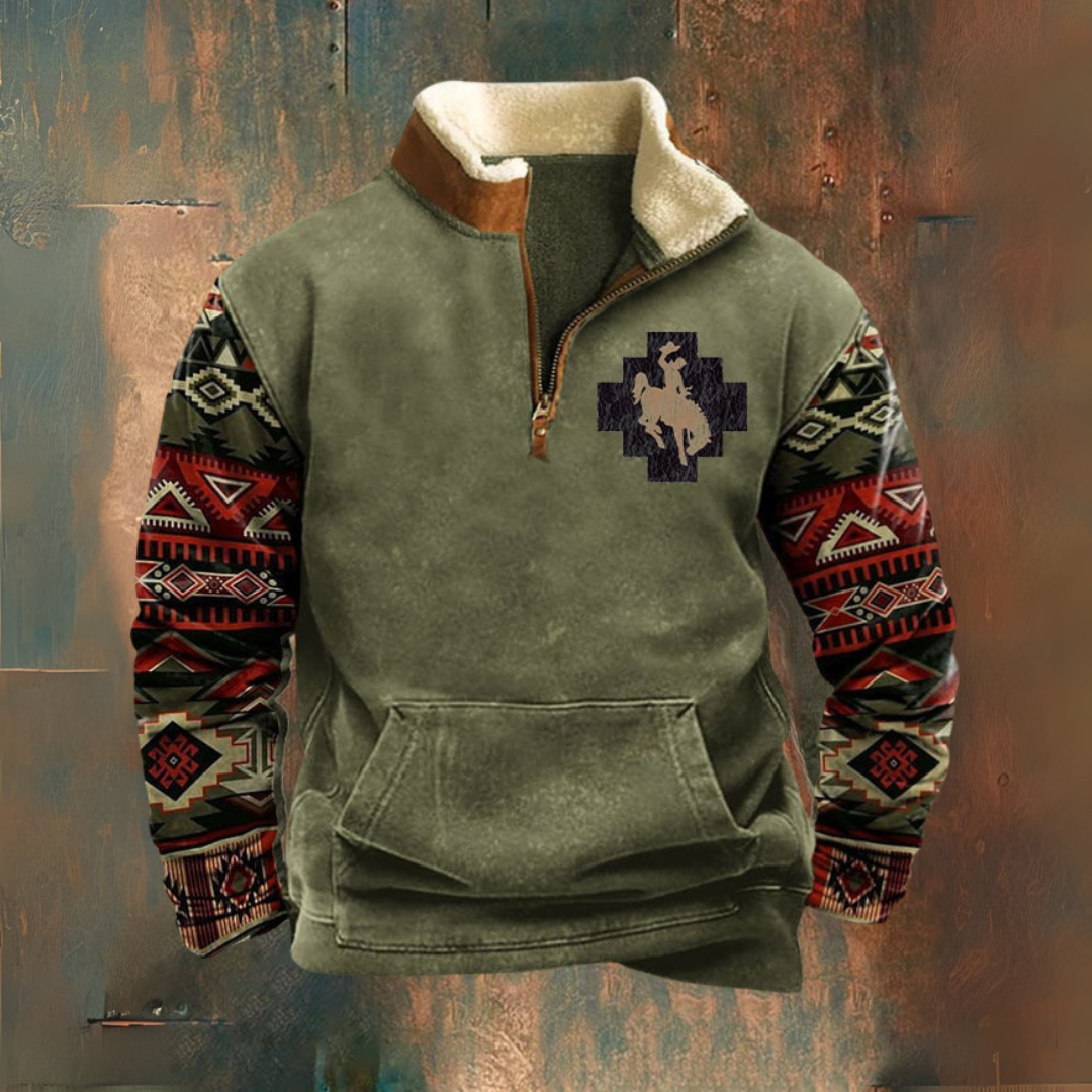 RODEO — Autumn-Winter Half-Zip Jacket-15552185106805-Mirella Fiore