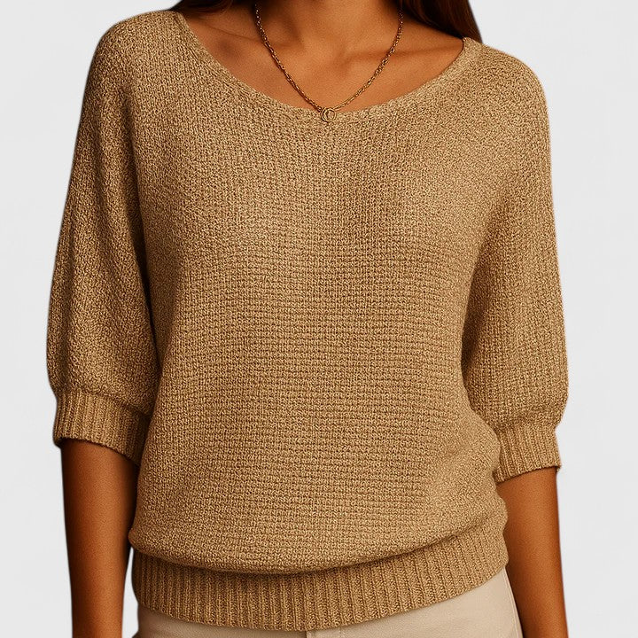 Rachel - Effortless Knit Pullover-15547990638965-Mirella Fiore