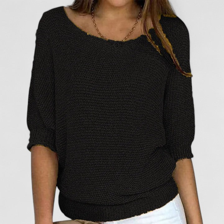 Rachel - Effortless Knit Pullover-15547990638965-Mirella Fiore