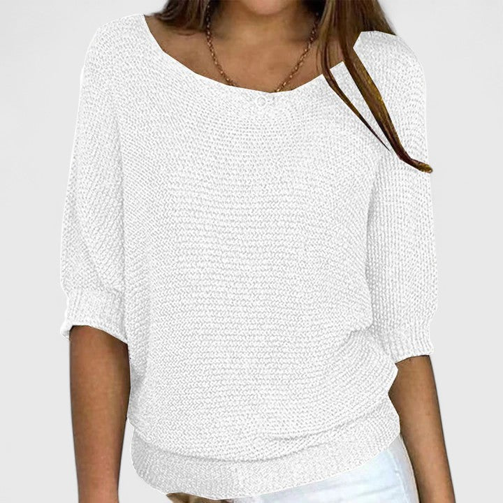 Rachel - Effortless Knit Pullover-15547990638965-Mirella Fiore