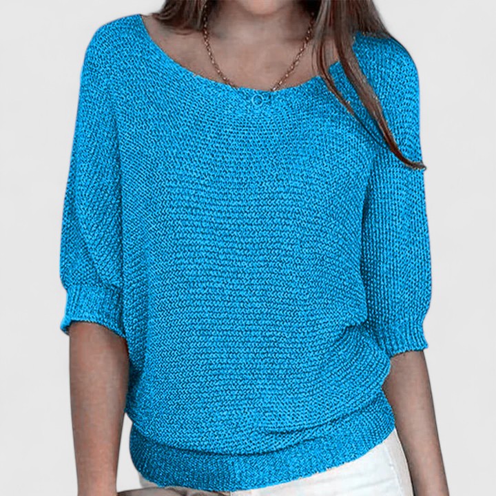 Rachel - Effortless Knit Pullover-15547990638965-Mirella Fiore