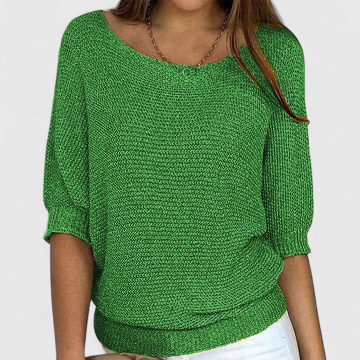 Rachel - Effortless Knit Pullover-15547990638965-Mirella Fiore