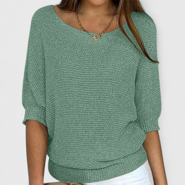 Rachel - Effortless Knit Pullover-15547990638965-Mirella Fiore