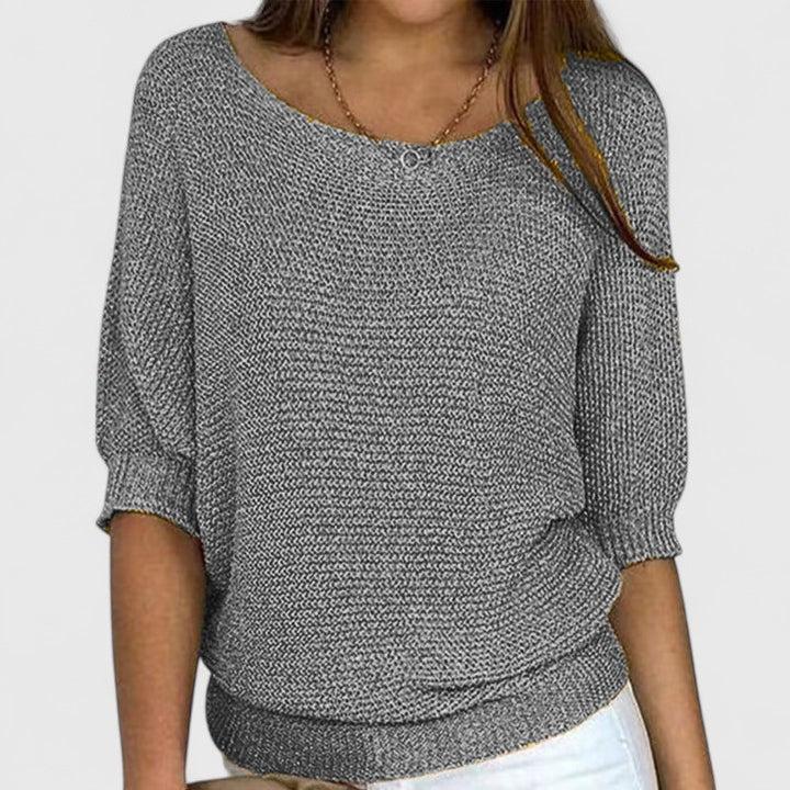 Rachel - Effortless Knit Pullover-15547990638965-Mirella Fiore