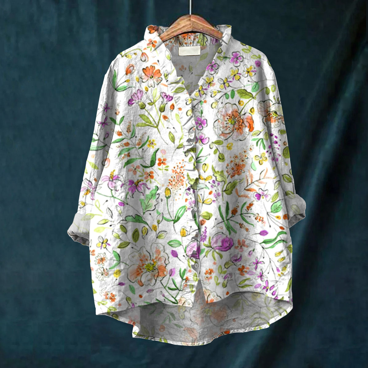 Raegan - Elegant Bloom Blouse-15542207349109-Mirella Fiore