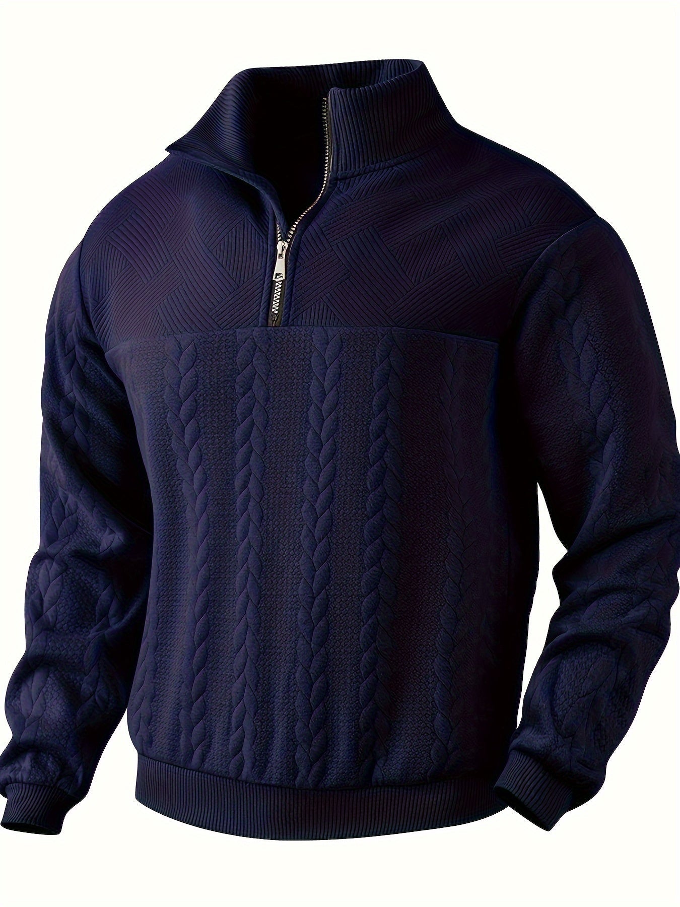 Rafael - Cable Knit Zip Up-15553987248501-Nancy & Mae Savannah
