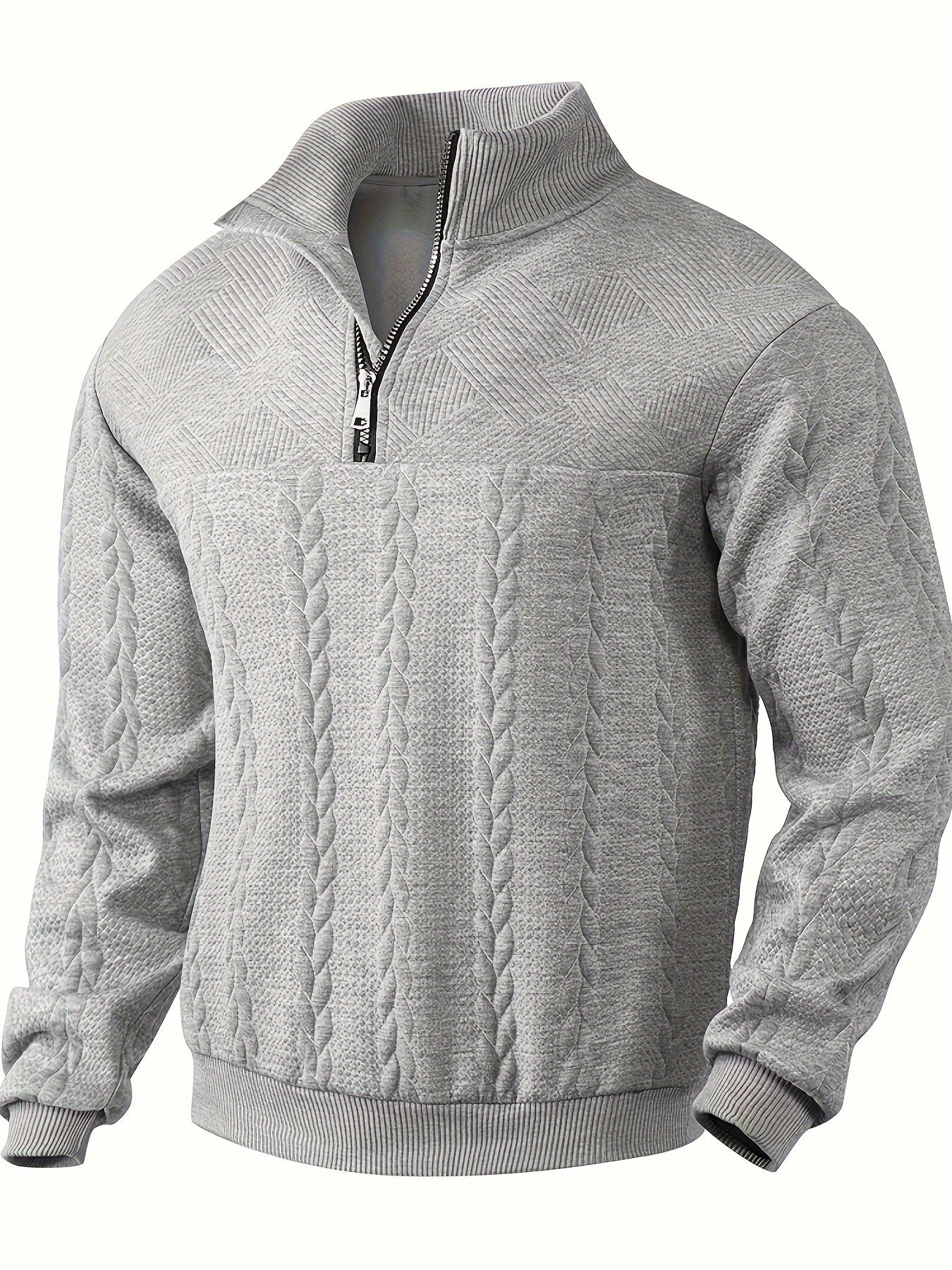 Rafael - Cable Knit Zip Up-15553987248501-Nancy & Mae Savannah
