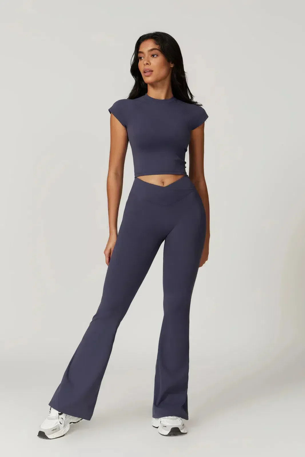Regina – Cropped top – Top & leggings set-15134061330805-Mirella Fiore