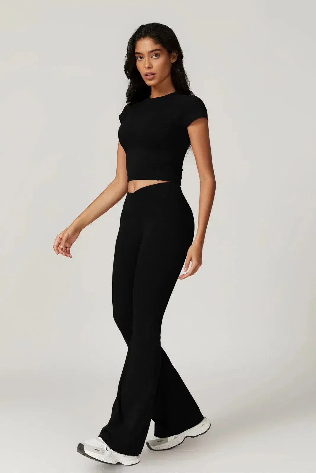 Regina – Cropped top – Top & leggings set-15134061330805-Mirella Fiore
