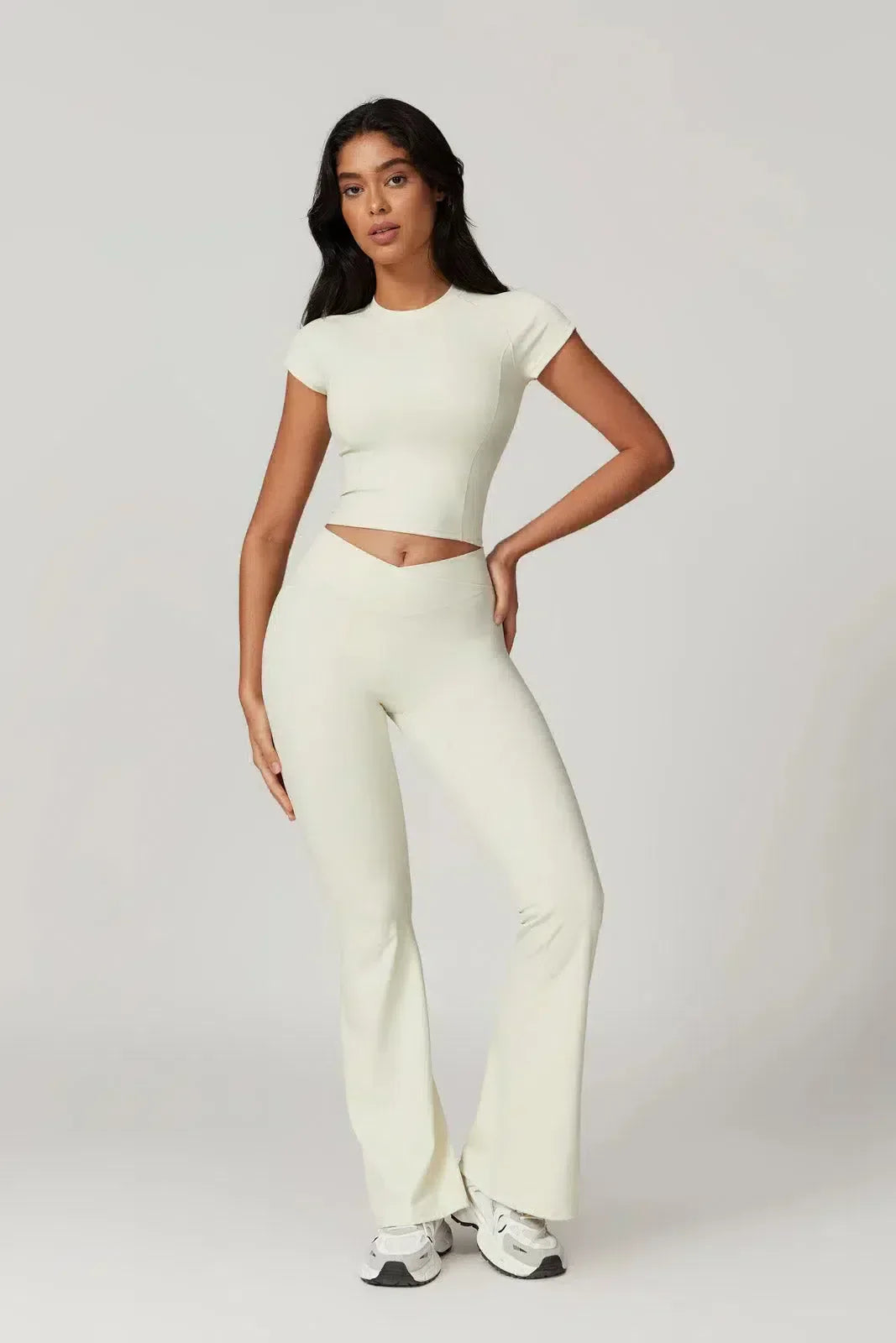 Regina – Cropped top – Top & leggings set-15134061330805-Mirella Fiore